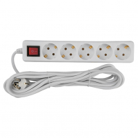 Удлинитель бытовой General GES-16-3х100-5-7m-S 470048