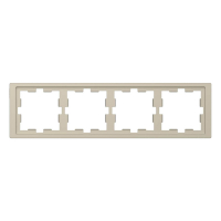 Рамка 4-постовая Schneider Electric Merten D-Life MTN4040-6533