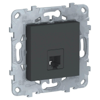 Розетка телефонная RJ11 одиночная 4 контакта Schneider Electric Unica New NU549254