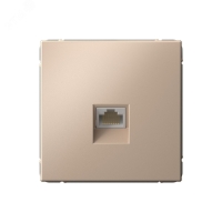 ARTGALLERY розетка компьютерная RJ45, кат. 6A, механизм, песочный Systeme Electric GAL001286