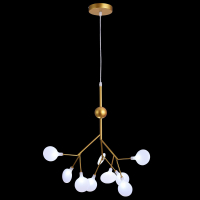 Подвесная люстра Natali Kovaltseva GRACE 75124/6С GOLD SATIN