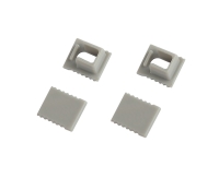 Набор заглушек Эра 0709-3 для профиля 0709 2шт глухие 2шт с отверстием