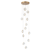 Каскадная люстра Arte Lamp Faberge A2451SP-75PB