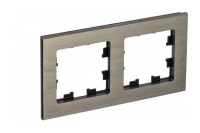 Рамка 2-ая Systeme Electric AtlasDesign Nature Металл латунь ATN312202