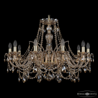 Подвесная люстра Bohemia Ivele Crystal 1411/10/300 G M721