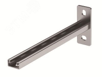 Консоль одиночная, 41х21 мм, осн. 200, INOX 304 DKC IBBP2120C