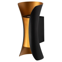 Архитектурный светильник Эра WL42 BK+GD Б0054420 ЭРА