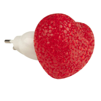 Настенный светодиодный светильник (10325) Uniel DTL-309-Сердечко/Red/1LED/0.1W DTL-309-Сердечко/Red/1LED/0,1W