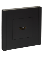 FORTE&PIANO Розетка HDMI FP140 черный IEK FP-H10-K02