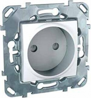 Розетка Schneider Electric Unica б/з со шторками 16A 250V MGU5.033.18ZD