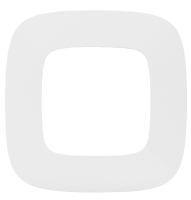 Valena ALLURE Рамка 1 пост белая универсальная Legrand 754301