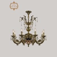 Подвесная люстра Art Classic 31.22.8.KR175SP.250IT.GB.Sp.Amber.Blue.1E ArtClassic