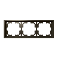 Рамка серия FD 3-постовая Jasmart FD1003BR