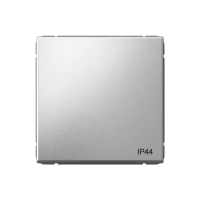 ARTGALLERY 1-клавишный переключатель IP44, 10АХ, механизм, алюминий Systeme Electric GAL440361