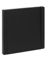 FORTE&PIANO Выключатель 1-клавишный 10А FP101 черный IEK FP-V10-0-10-1-K02