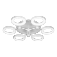 Потолочная светодиодная люстра iLedex Jomo FS-014-X6-(B) 72W WH