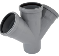 Крестовина одноплоскостная (Полипропилен) 110х110х110/45 PRO AQUA 801145P