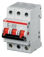 Рубильник 3п SD203 40A рычаг красный ABB 2CDD283101R0040