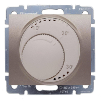 Термостат Legrand Galea Life с НЗ контактом титановая 775686