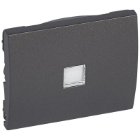 Лицевая панель Legrand Galea Life выключателя с подсветкой темная бронза 771211