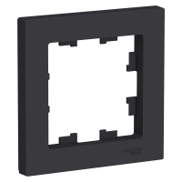 Рамка однопостовая ATLASDESIGN карбон Systeme Electric ATN001001