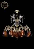 Подвесная люстра Art Classic 31.24.8.KR175SP.250IT.G.Sp.Amber.1B ArtClassic