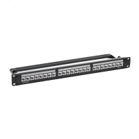 Патч-панель 191UCAT6 24 модуля RJ45 неэкранированная DKC RN6PPU24