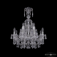 Подвесная люстра Bohemia Ivele Crystal 1403/8+4/195/XL-65 Ni