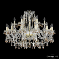 Подвесная люстра Bohemia Ivele Crystal 1403/12+6/300 G K721