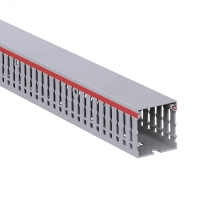 Короб перфорированный RL6 40х40 серый QUADRO DKC 01134RL