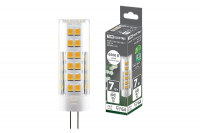 Лампа светодиодная TDM Electric G4 7W 6500K прозрачная SQ0340-0221