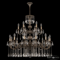 Подвесная люстра Bohemia Ivele Crystal AL79101/12+6/300/2D A SGB
