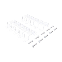 Комплект пластиковых держателей Apeyron для 8мм неона мини/двустороннего для бокового крепления 09-48-10 (10 шт.)