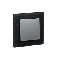 Рамка однопостовая ATLASDESIGN NATURE, МЕТАЛЛ ОНИКС Systeme Electric ATN312301