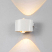 Уличный настенный светильник AM Group AM307-2X1 W WH 4000K