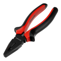 Плоскогубцы Black Nickel, 180 мм, комбинированные, двухкомпонентные рукоятки Matrix 16980