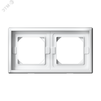 ARTGALLERY рамка 2-постовая IP44,  белый Systeme Electric GAL440102