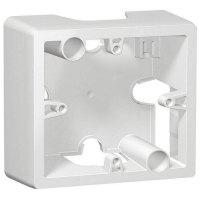 Коробка накладного монтажа 1-постовая Legrand Galea Life белая 771096