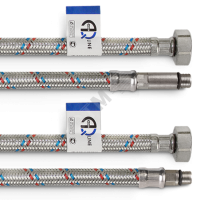 Подводка для смесителя M10 x 1/2' 150см (пара) AQUALINK 01448