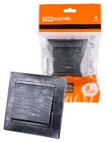 Выключатель одноклавишный с подсветкой Лама TDM Electric SQ1815-0646