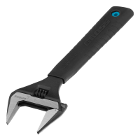 Ключ разводной, 200 мм,CrV, тонкие губки, защитные насадки GROSS 15568