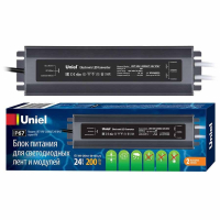 Блок питания Uniel 24V 200W IP67 8.3A UET-VAF-200B67 24V IP67 UL-00007580