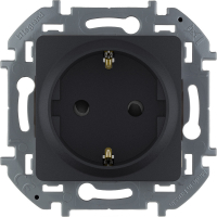 Розетка с/з со шторками Legrand Inspiria 673733