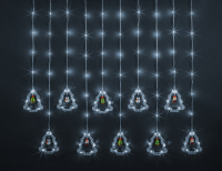 Гирлянда новогодняя светодиодная NGF-D034-02 бахрома елки и фигурки CW 3х0.6м IP20 Navigator Group 95008 30629