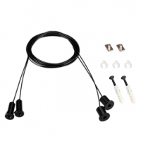 Подвес Arlight ARL-2х2m Set BLACK (Pad 9х2mm) 039187(1)