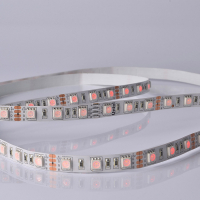 Светодиодная лента Uniel ULS-M25-5050-60LED/m-10mm-IP20-DC12V-14.4W/m-5M-RGB PROFI катушка в герметичной упаковке