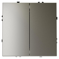 Выключатель с самовозвратом двухклавишный Voltum S70 VLS020604