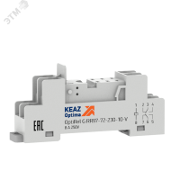 Розетка для реле OptiRel G RR97-72-230-10-V КЭАЗ 281177