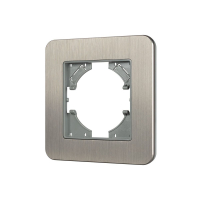 Рамка алюминиевая на 1 пост Arlight FRM-AKIRY-AL-1-SR 049680