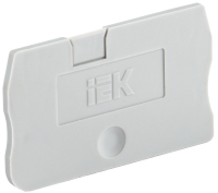 Заглушка для КПИ 2в-1.5/2.5 серая IEK YZN11D-ZGL-002-K03